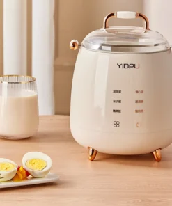 Alternative view of 400W Smart Egg Cooker Multi-function Electric Cooker Dormitory Quick Breakfast Machine Appointment Electric Steamer Auto Shutdow