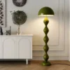 Nordic retro mushroom floor lamp creative LED lamp living room bedroom bedside table hotel room decoration color desk lamp
