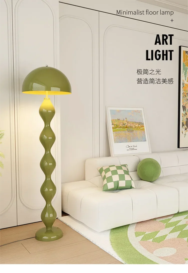 Nordic retro mushroom floor lamp creative LED lamp living room bedroom bedside table hotel room decoration color desk lamp - Image 7