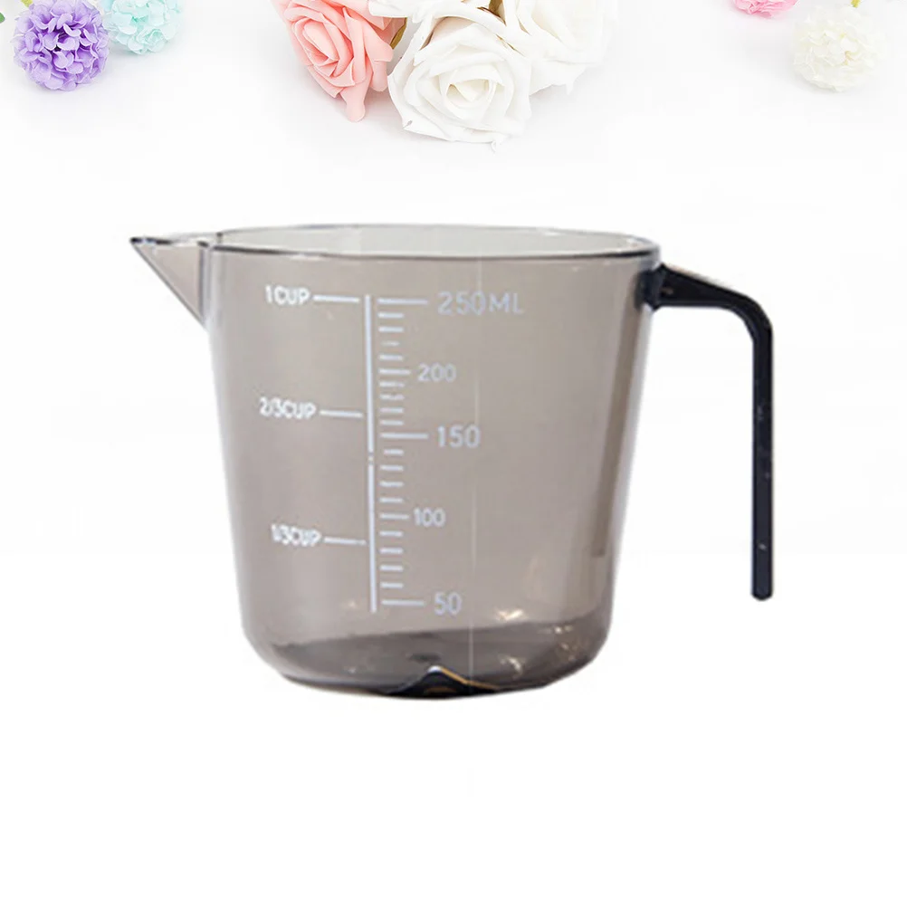 1Pcs Plastic Measuring Cup 250ml Transparent Portable Spout Kitchen Scale Accurate Markings Baking Home Restaurant Hotel - Image 3