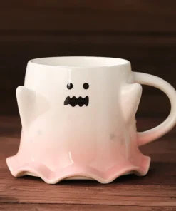 Halloween Ghost Ceramic Water Cup Elf Mug Creative Coffee Couple Cup