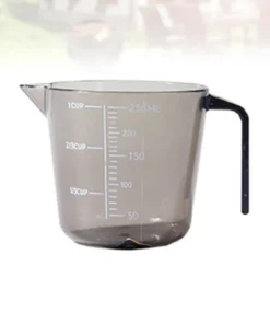 Alternative view of 1Pcs Plastic Measuring Cup 250ml Transparent Portable Spout Kitchen Scale Accurate Markings Baking Home Restaurant Hotel