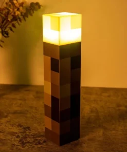 Game Brownstone LED Night Light 4 Colors USB Charging Table Lamp with Buckle Bedroom Decor Kids Toy Gift Torch Lamp Figure