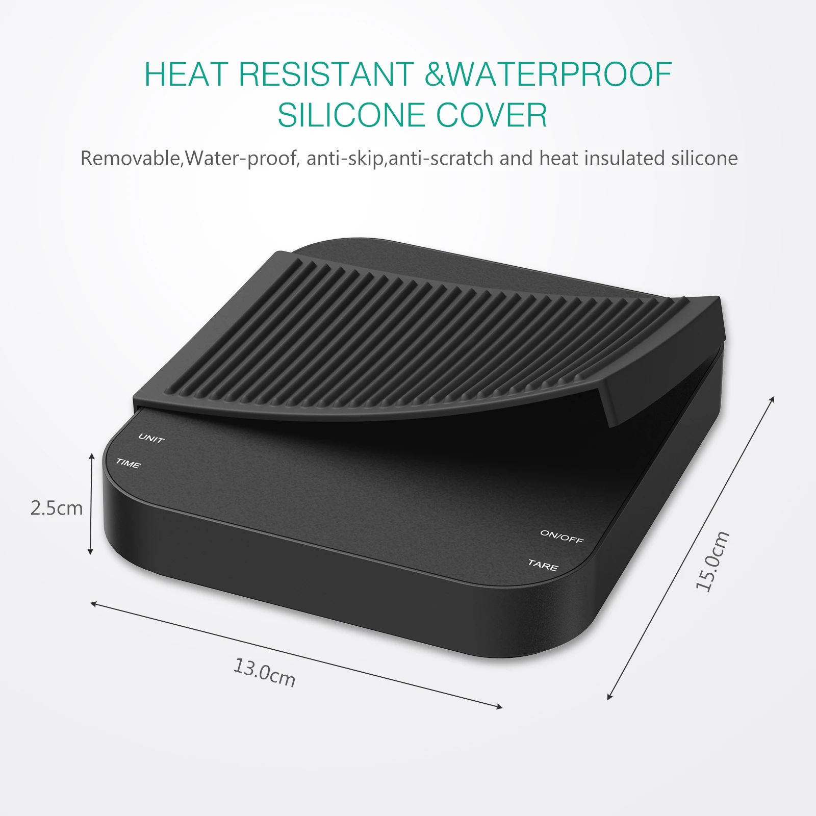 Digital Coffee Scales with Timer 3Kg/0.1g Espresso Scale Rechargeable Precision Kitchen Scale for Coffee Brewing, Baking - Image 2