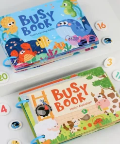 Alternative view of Montessori Baby Busy book My First Quiet Book Paste Early Learning Education Children Toy Matching Puzzles Game For Baby Gift