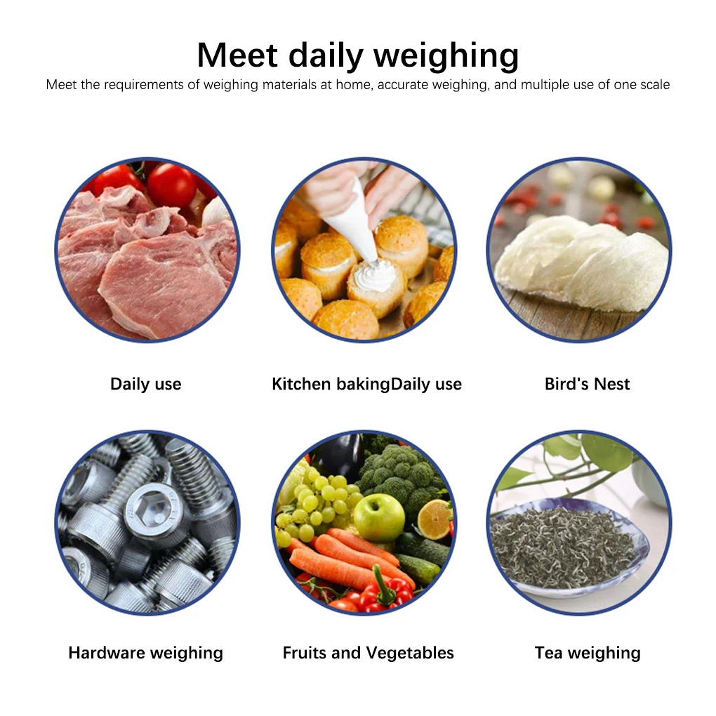 Precision Digital Scale Electronic Balance Weight Scales Accuracy Kitchen Measurable Tool for Commercial Shop Food Weighting - Image 3